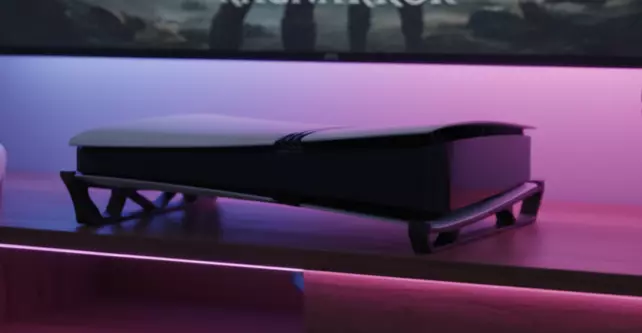PLAYSTATION 5 PRO HORIZONTAL STAND 3D print model_0