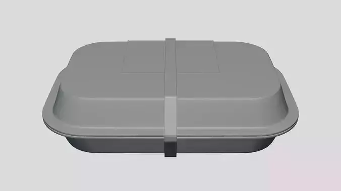 Food Container - Geometry Only No Textures No Materials