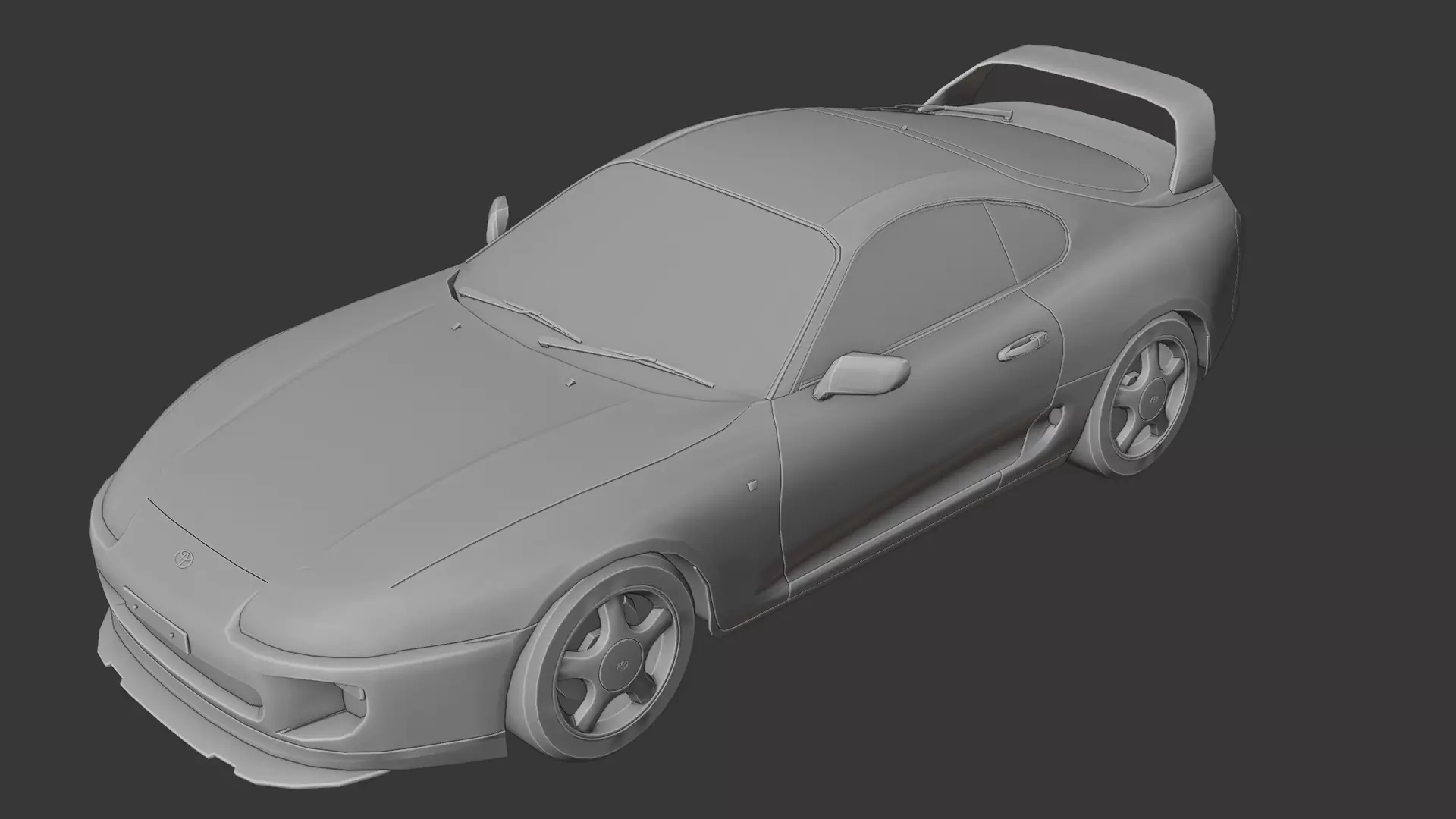 Toyota Supra Base Model 3D print model