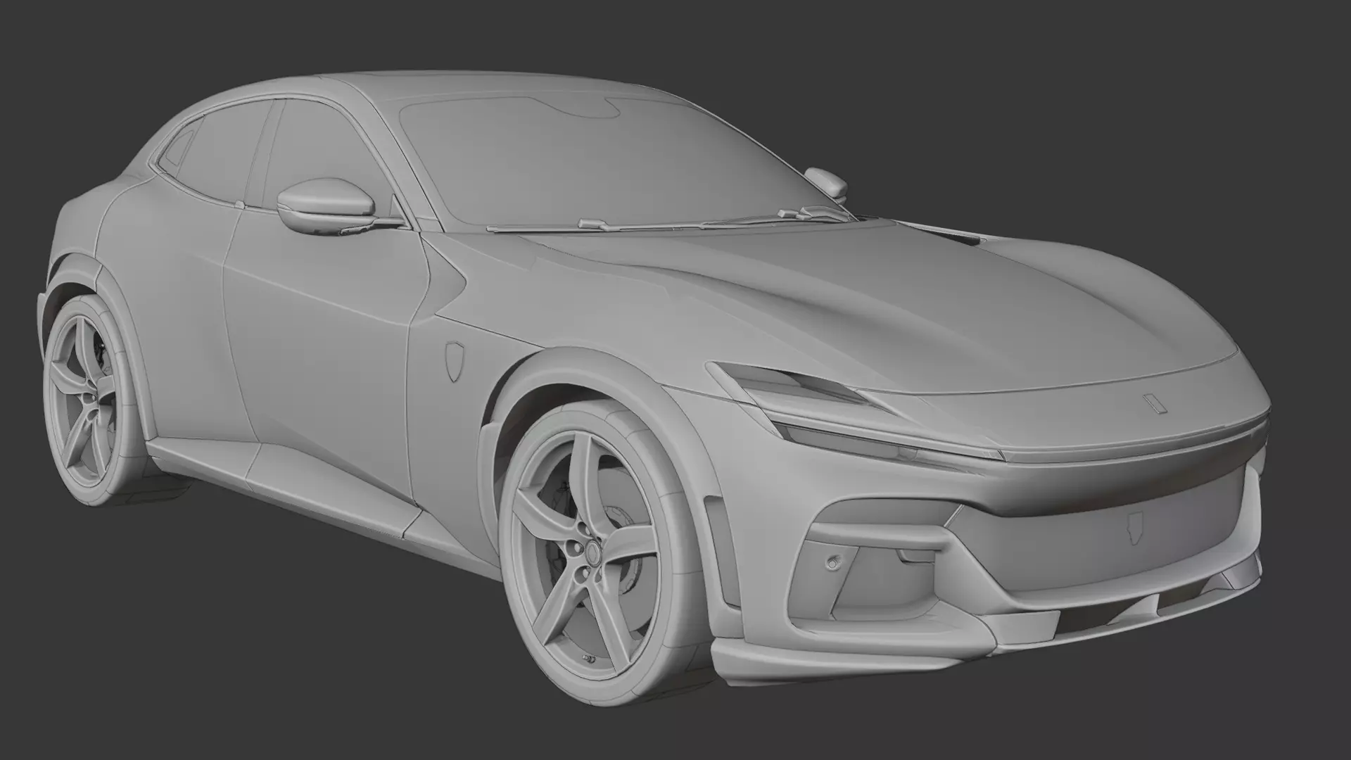 Ferrari Purosangue 3D print model_5