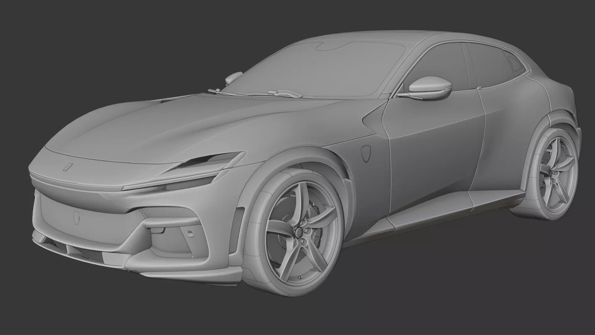 Ferrari Purosangue 3D print model_7