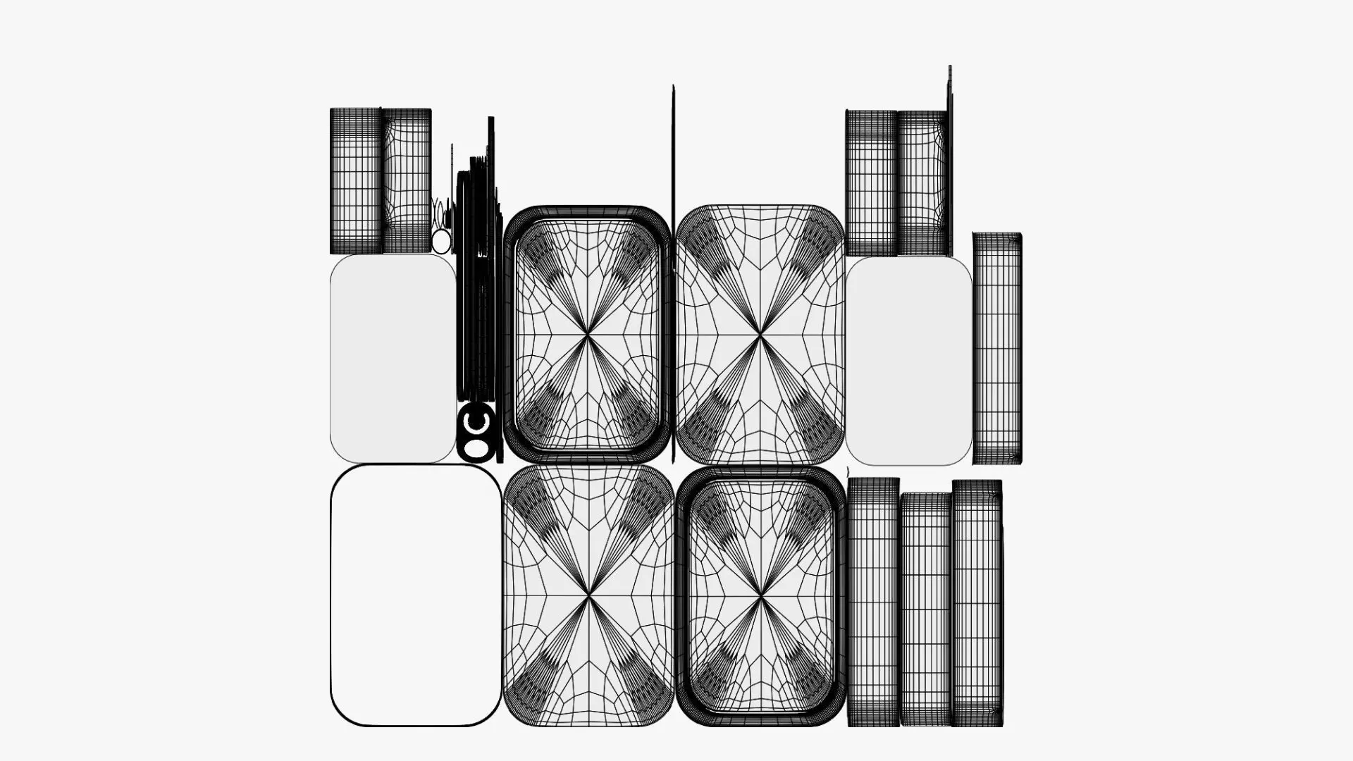 Tin Box Package - Geometry Only No Textures No Materials 3D model_6