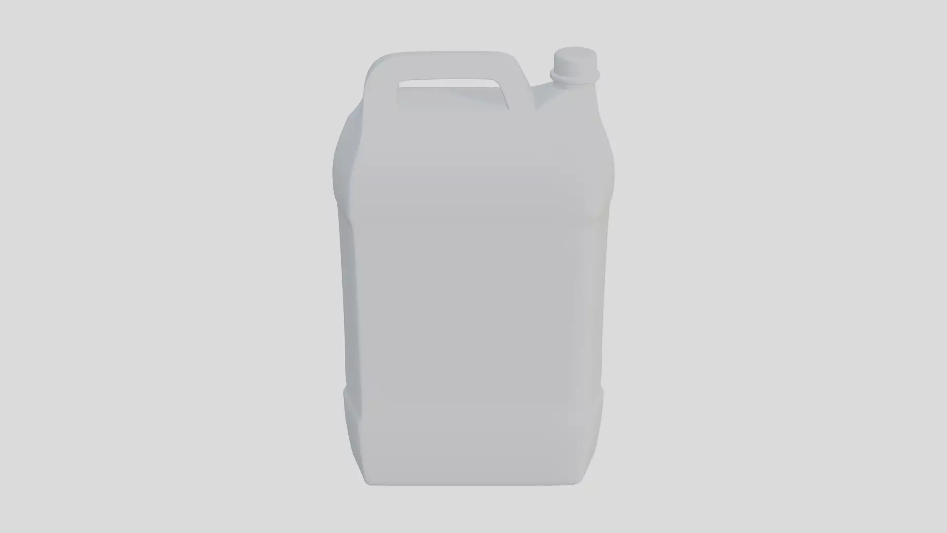 Jerry Can - Geometry Only No Textures No Materials 3D model_3