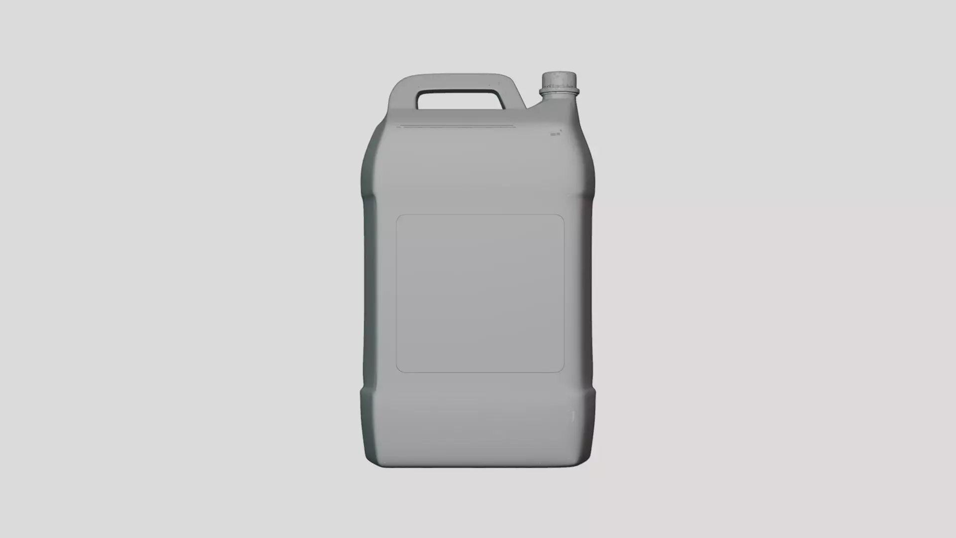 Jerry Can - Geometry Only No Textures No Materials 3D model_0