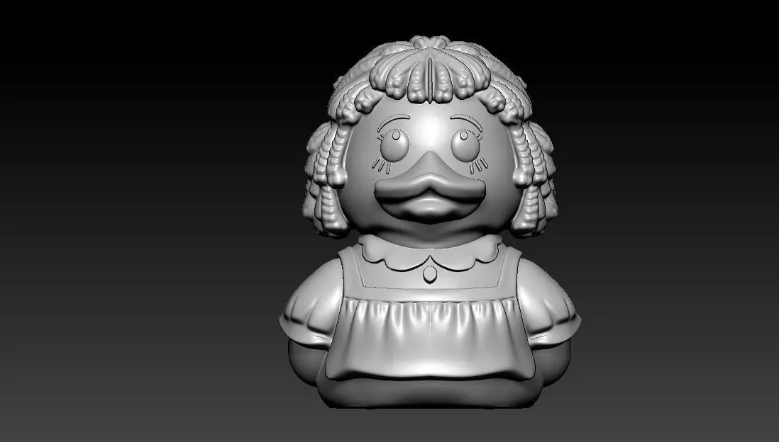 Rubber Duck - Raggedy  - 3D print 3D print model_2
