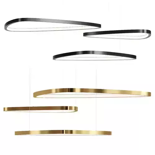 EGG Pendant Lamp 3D Model Modern and Sleek Illumination