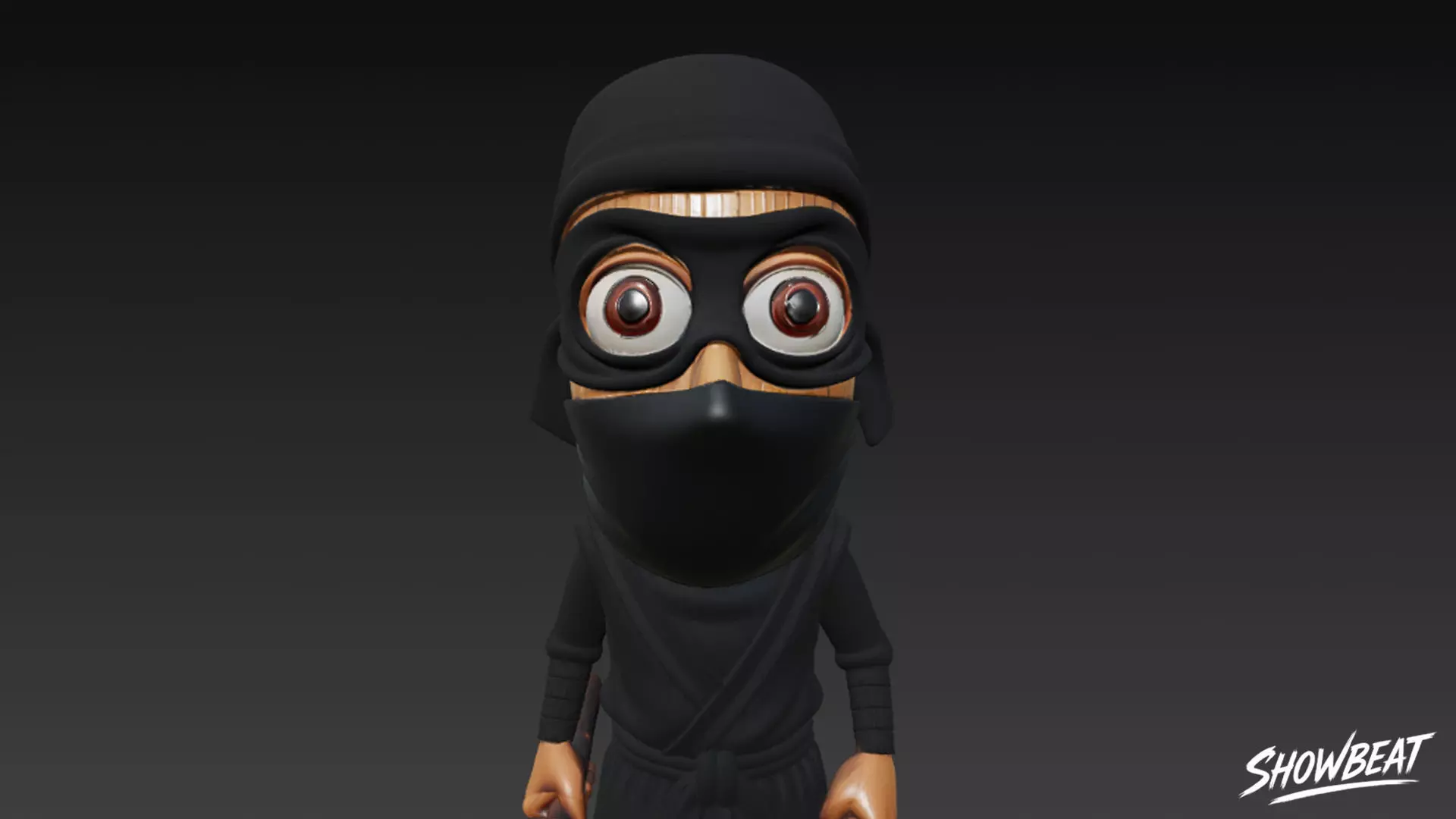 Tung Tung Tung Sahur Ninja Low-poly 3D model_5
