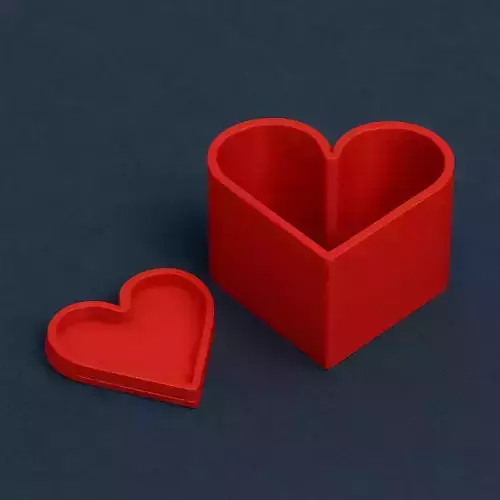 Mini Heart Shaped Box