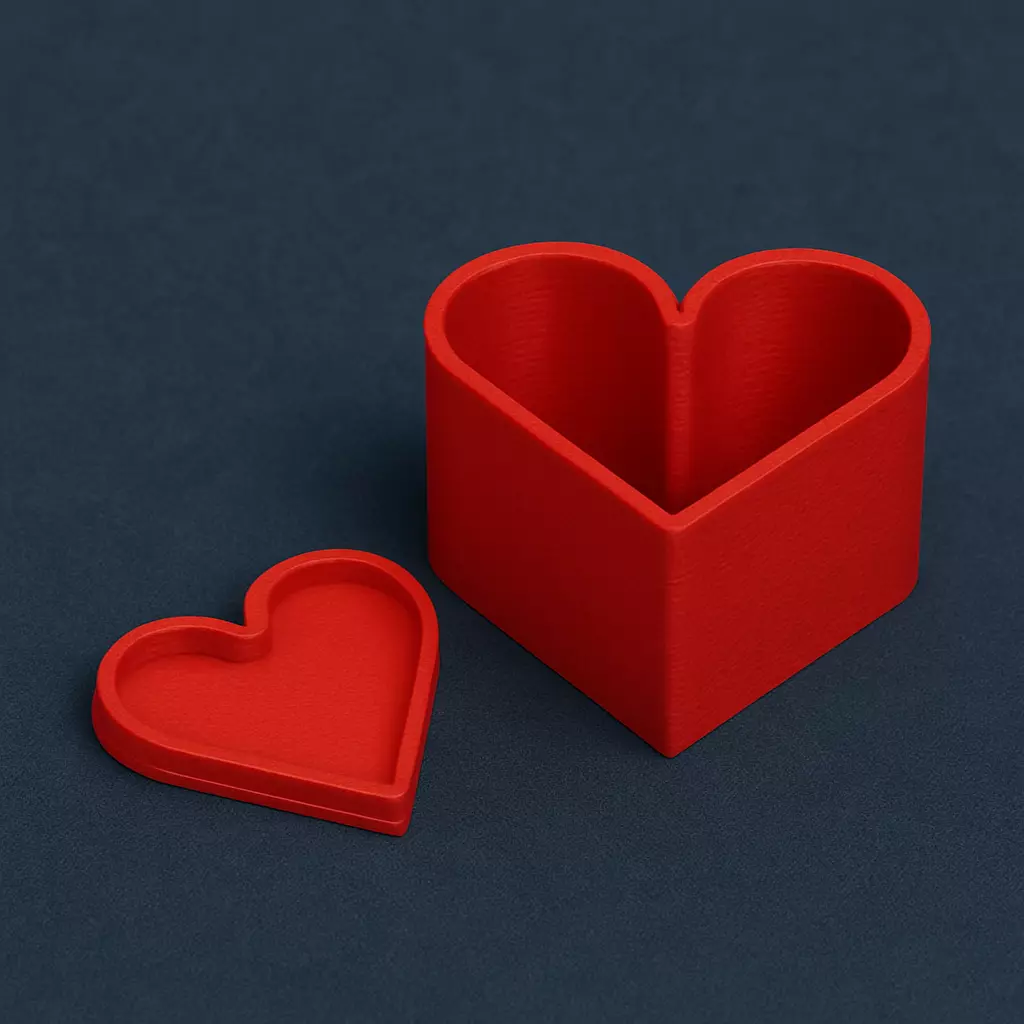 Mini Heart Shaped Box 3D print model