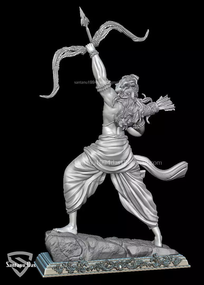 Shri Ram 3d Print STL 3D print model_11