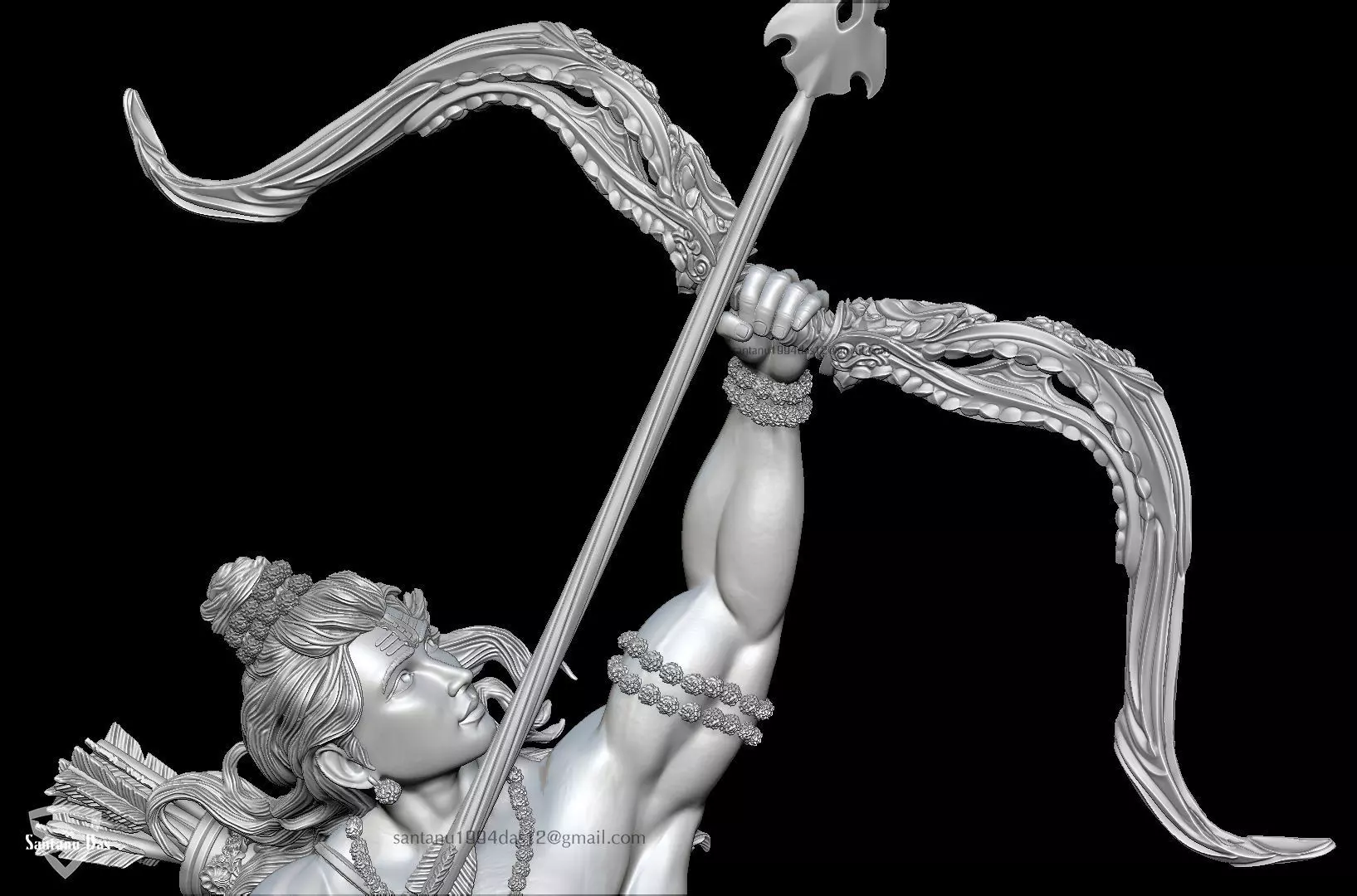Shri Ram 3d Print STL 3D print model_7