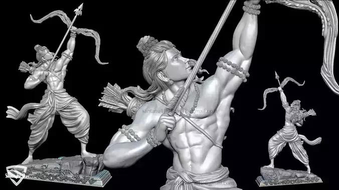 Shri Ram 3d Print STL