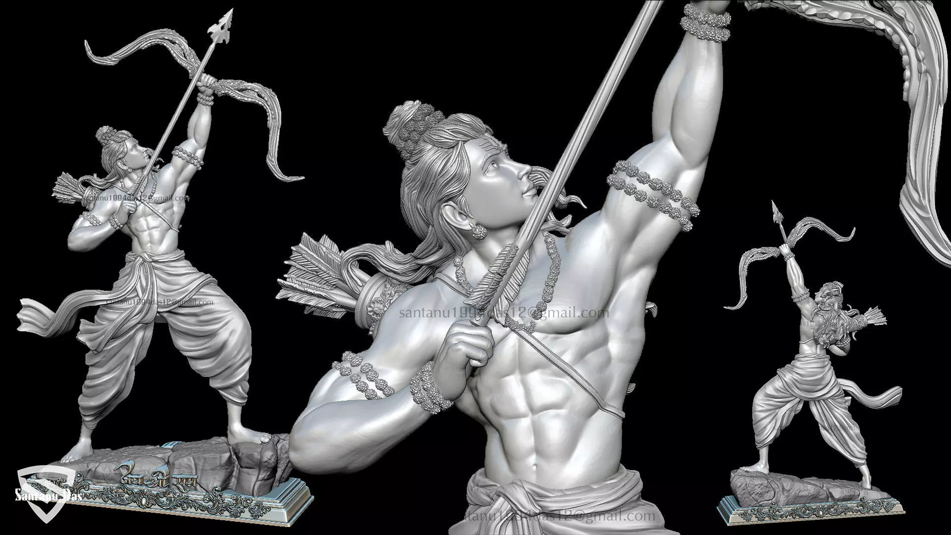 Shri Ram 3d Print STL 3D print model_0