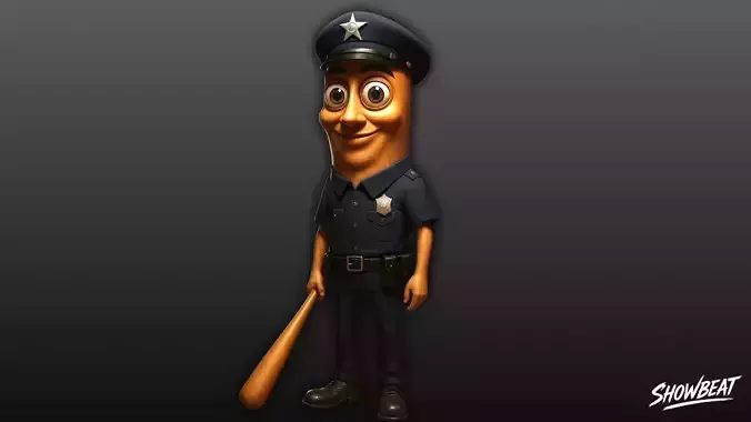 Tung Tung Tung Sahur Police Officer