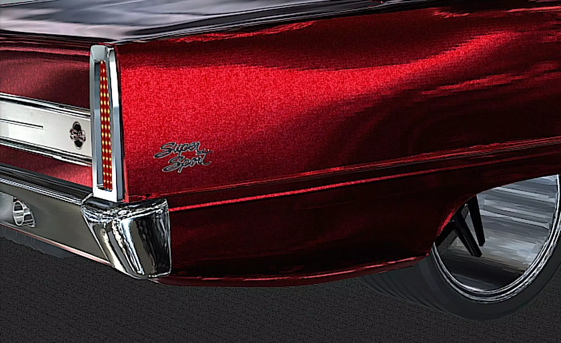 66 Nova Pro Street - High Poly 3D Model 3D model_16