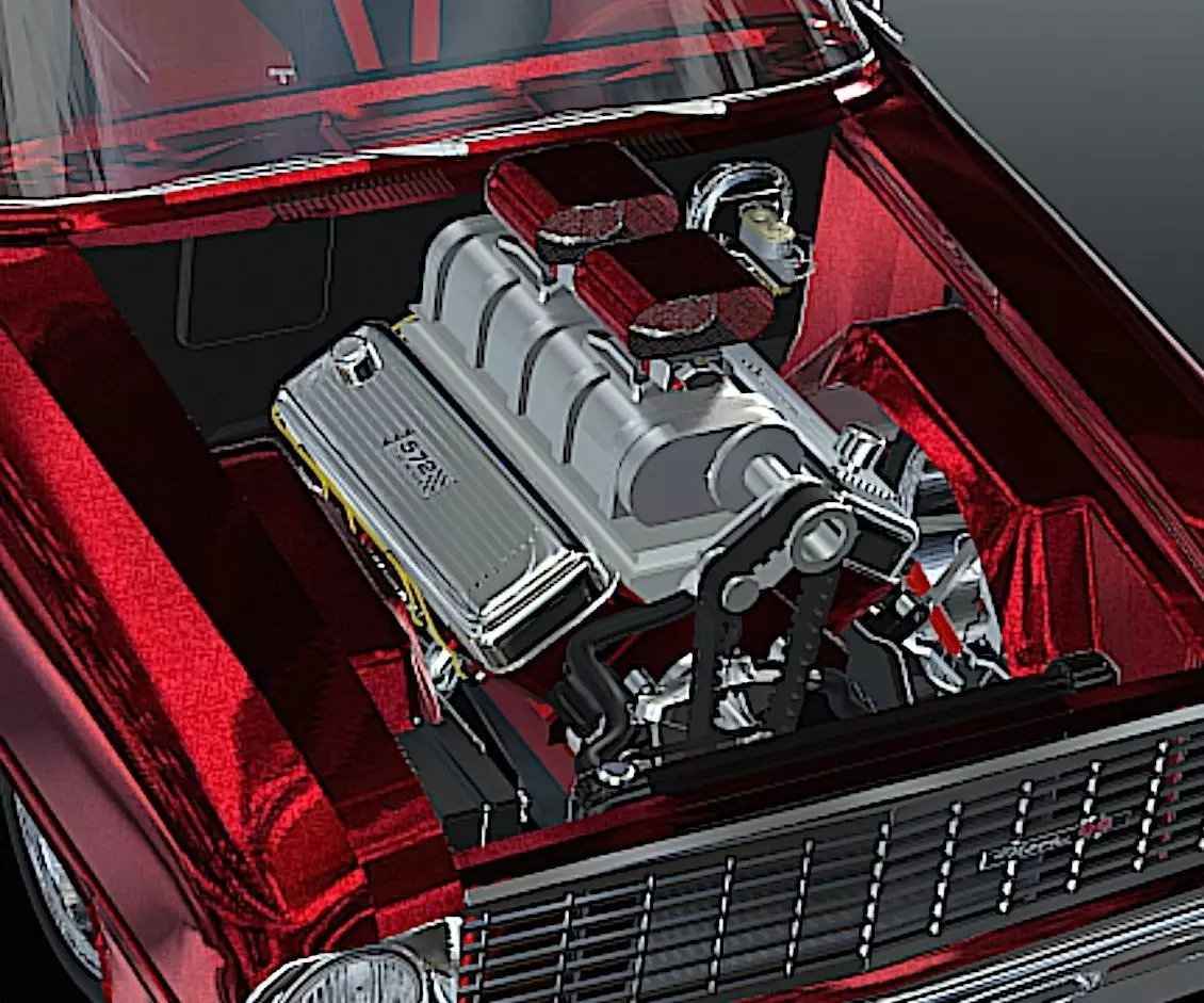 66 Nova Pro Street - High Poly 3D Model 3D model_20