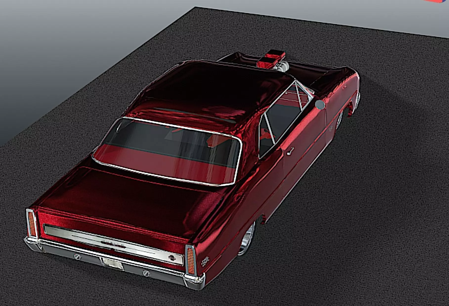 66 Nova Pro Street - High Poly 3D Model 3D model_15