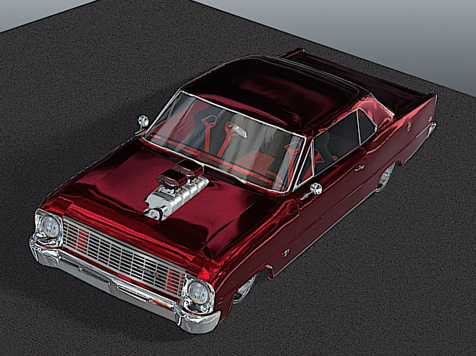 66 Nova Pro Street - High Poly 3D Model 3D model_12