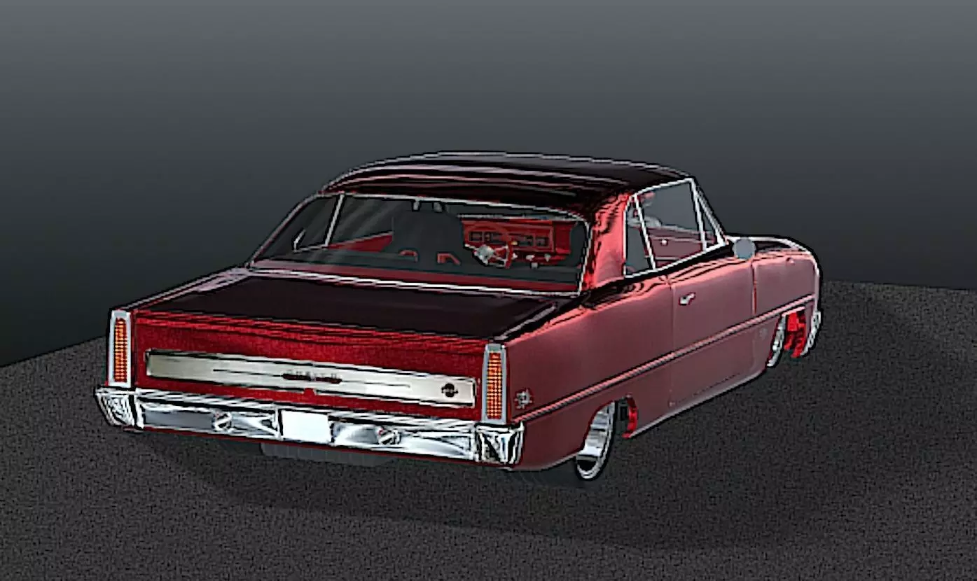 66 Nova Pro Street - High Poly 3D Model 3D model_7