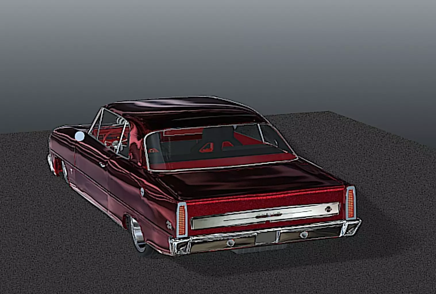 66 Nova Pro Street - High Poly 3D Model 3D model_6