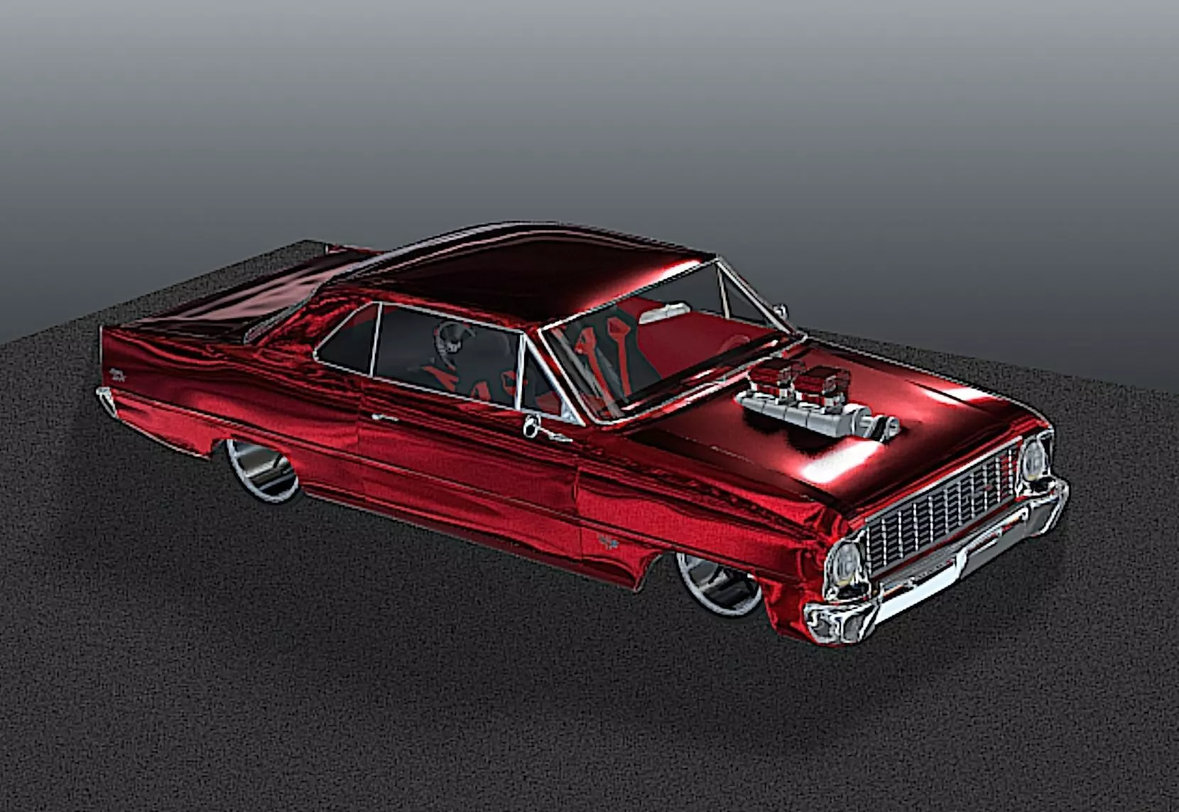 66 Nova Pro Street - High Poly 3D Model 3D model_9