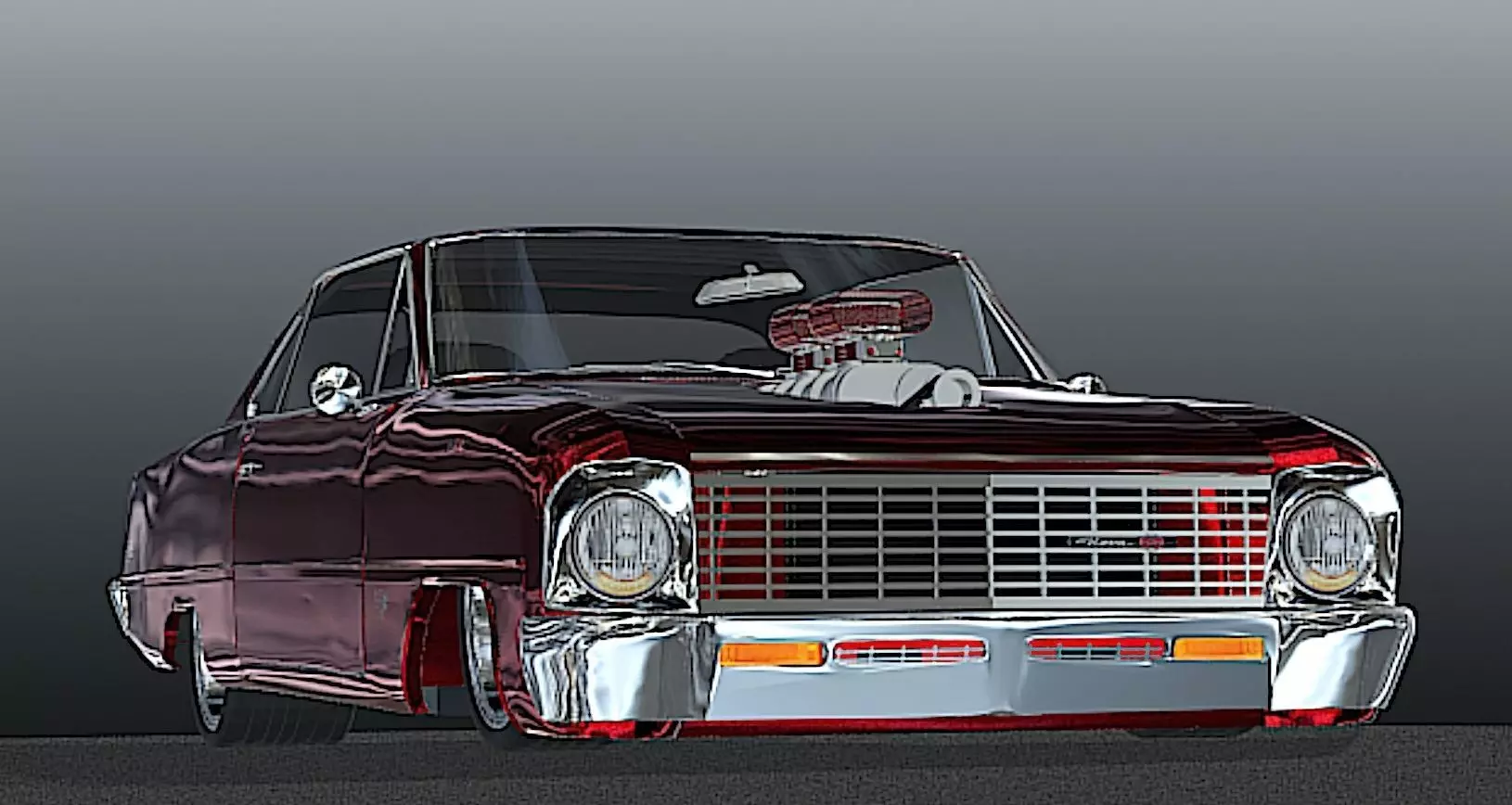 66 Nova Pro Street - High Poly 3D Model 3D model_10