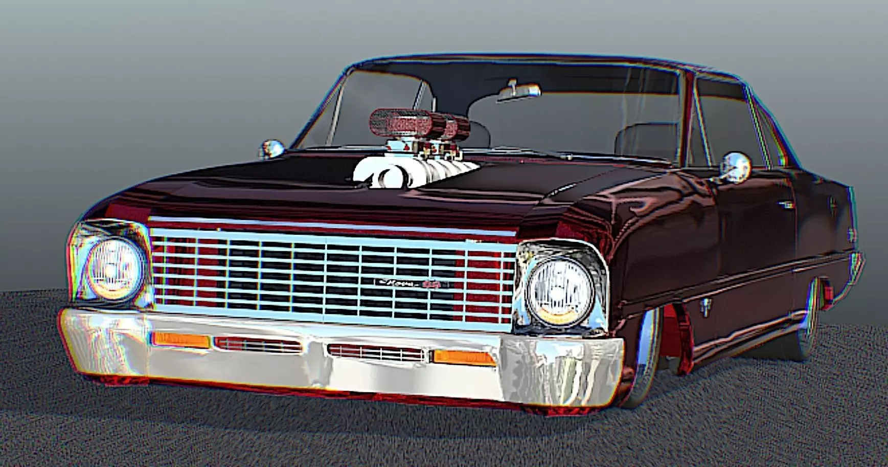 66 Nova Pro Street - High Poly 3D Model 3D model_0