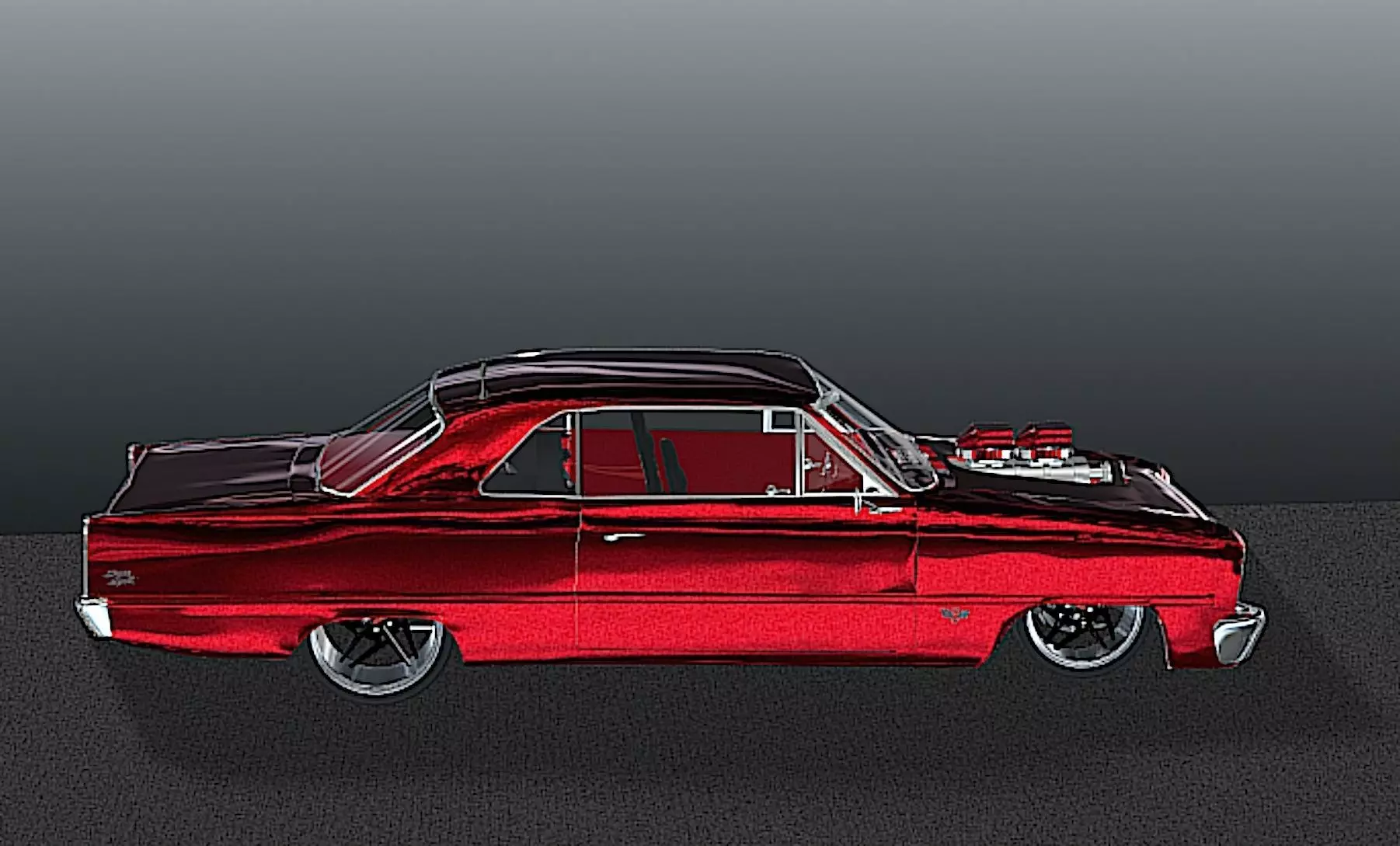 66 Nova Pro Street - High Poly 3D Model 3D model_8