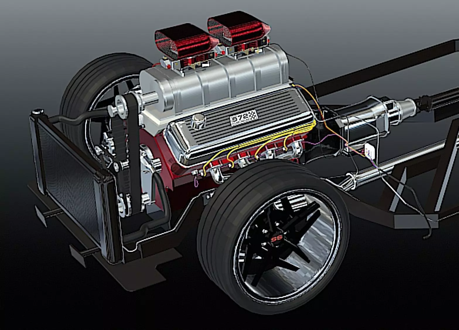 66 Nova Pro Street - High Poly 3D Model 3D model_32