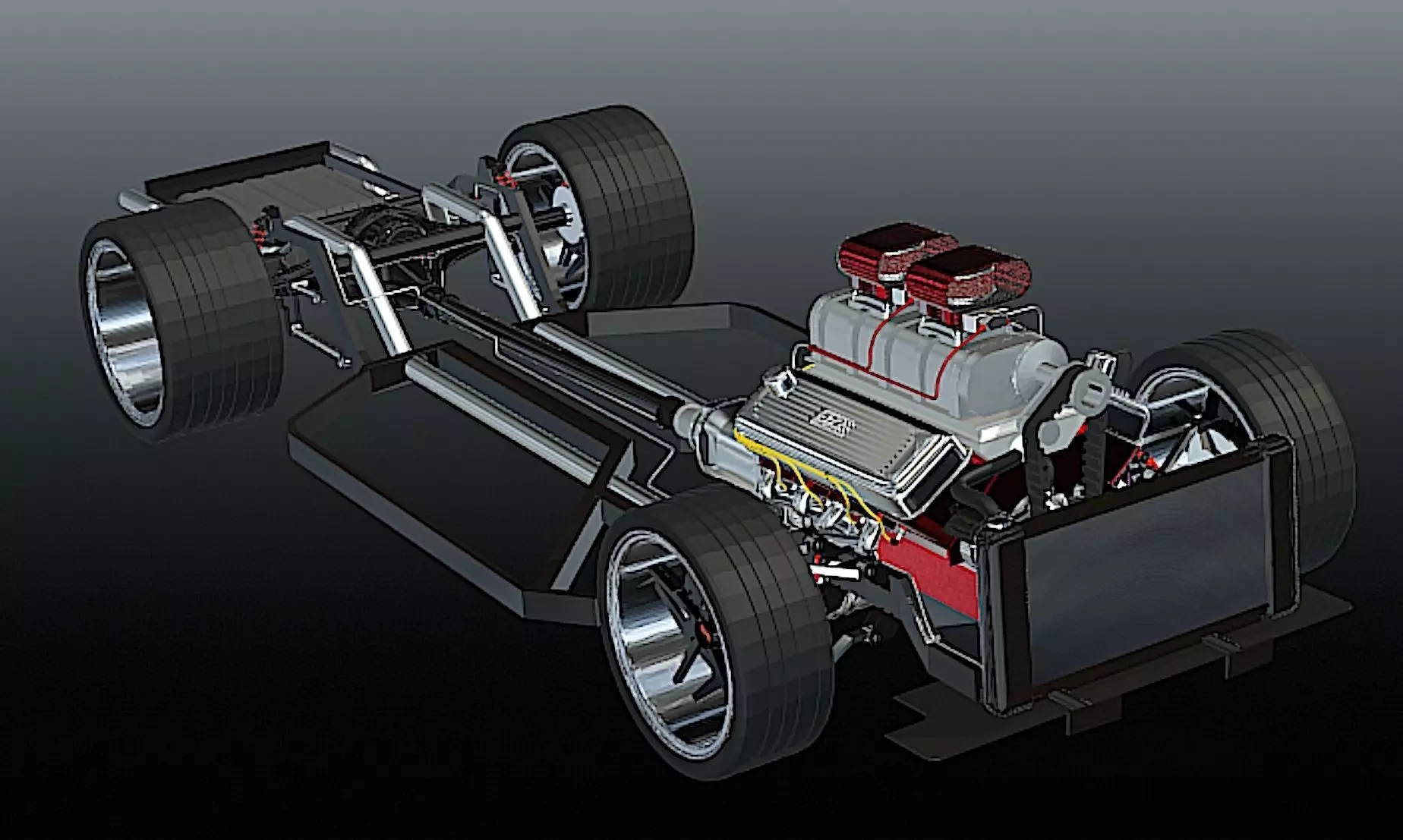 66 Nova Pro Street - High Poly 3D Model 3D model_29