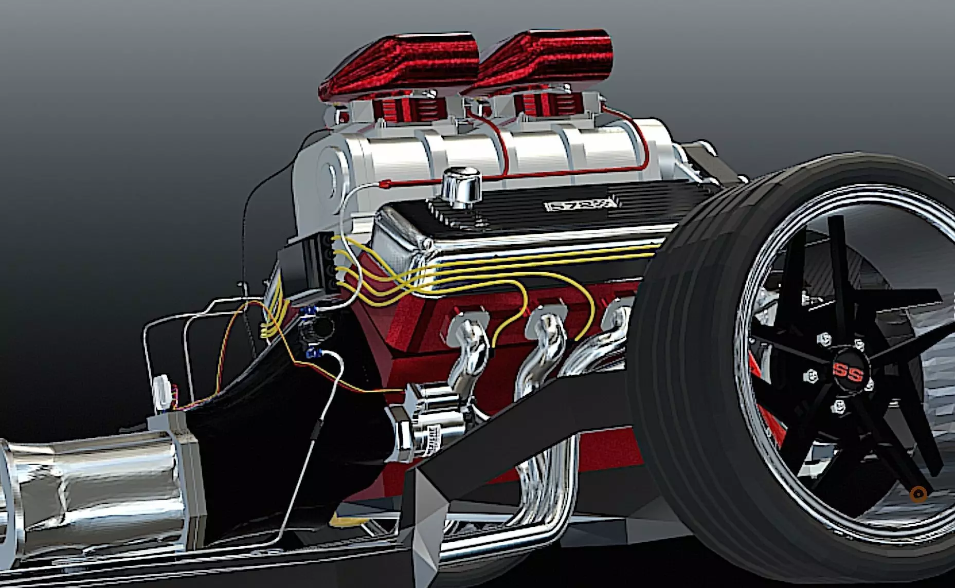 66 Nova Pro Street - High Poly 3D Model 3D model_33
