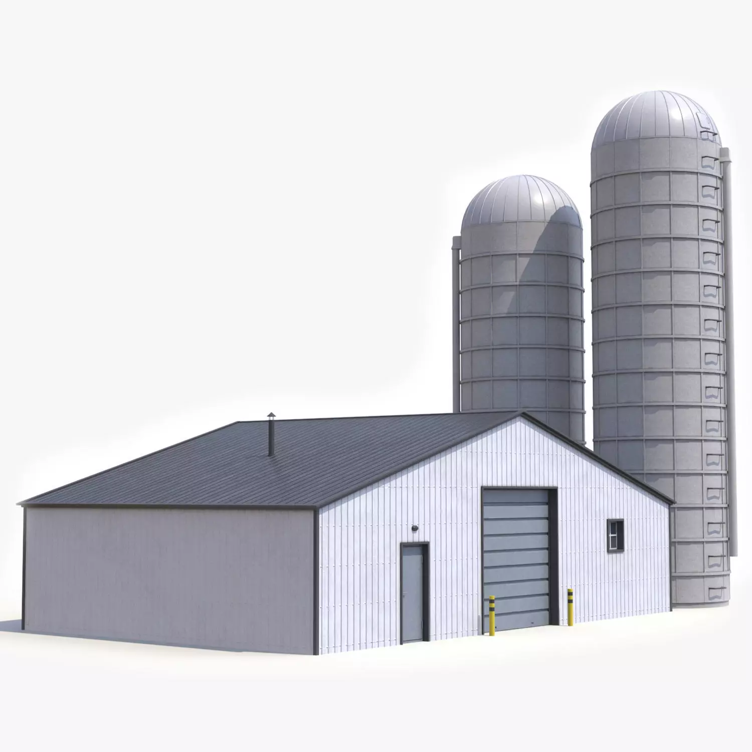 Farm Building 21 PBR Low-poly 3D model_0