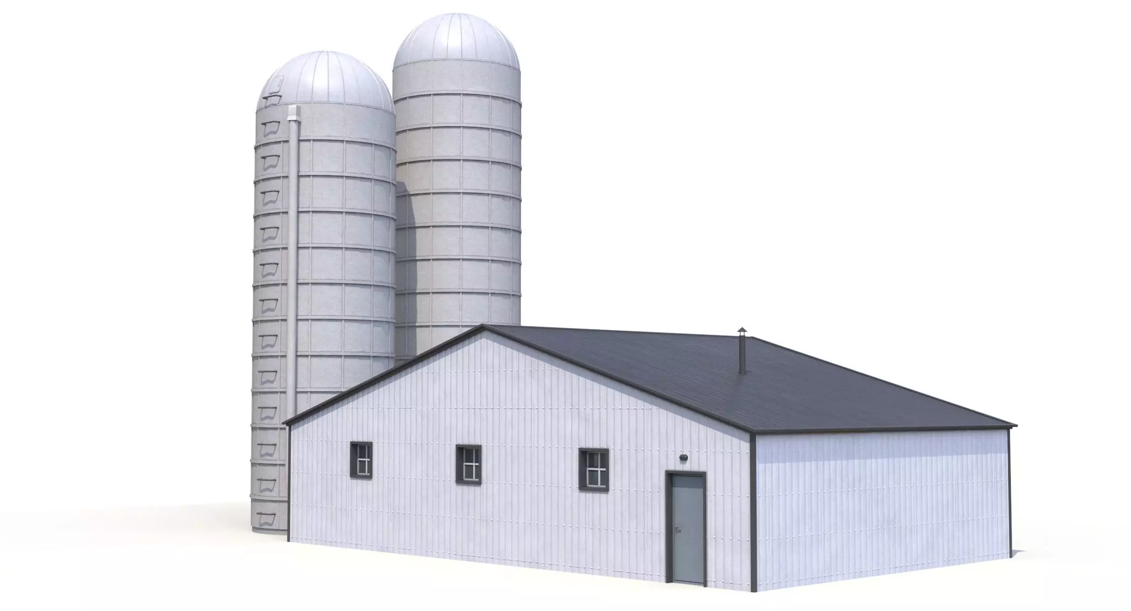Farm Building 21 PBR Low-poly 3D model_1
