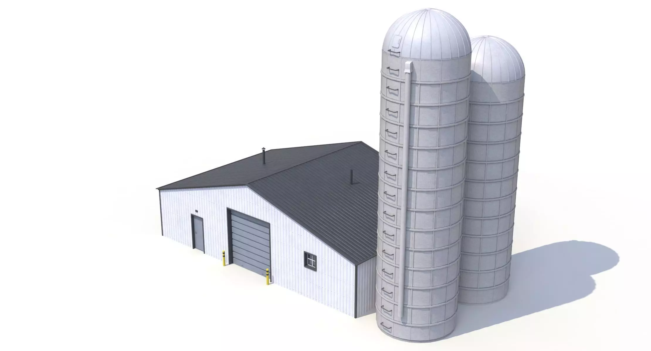 Farm Building 21 PBR Low-poly 3D model_3