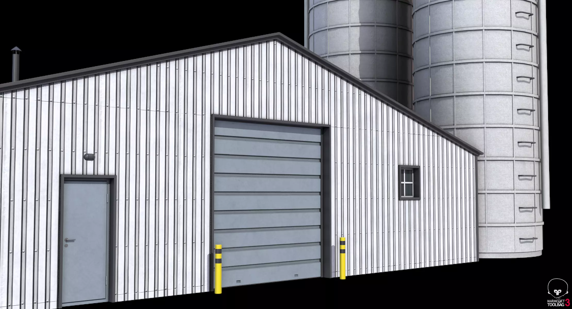 Farm Building 21 PBR Low-poly 3D model_12