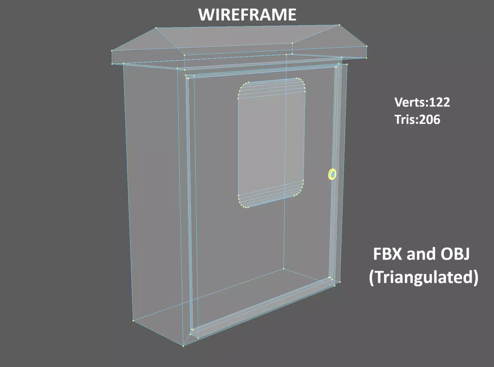 Electrical Box Game Ready PBR Prop Low-poly 3D model_13