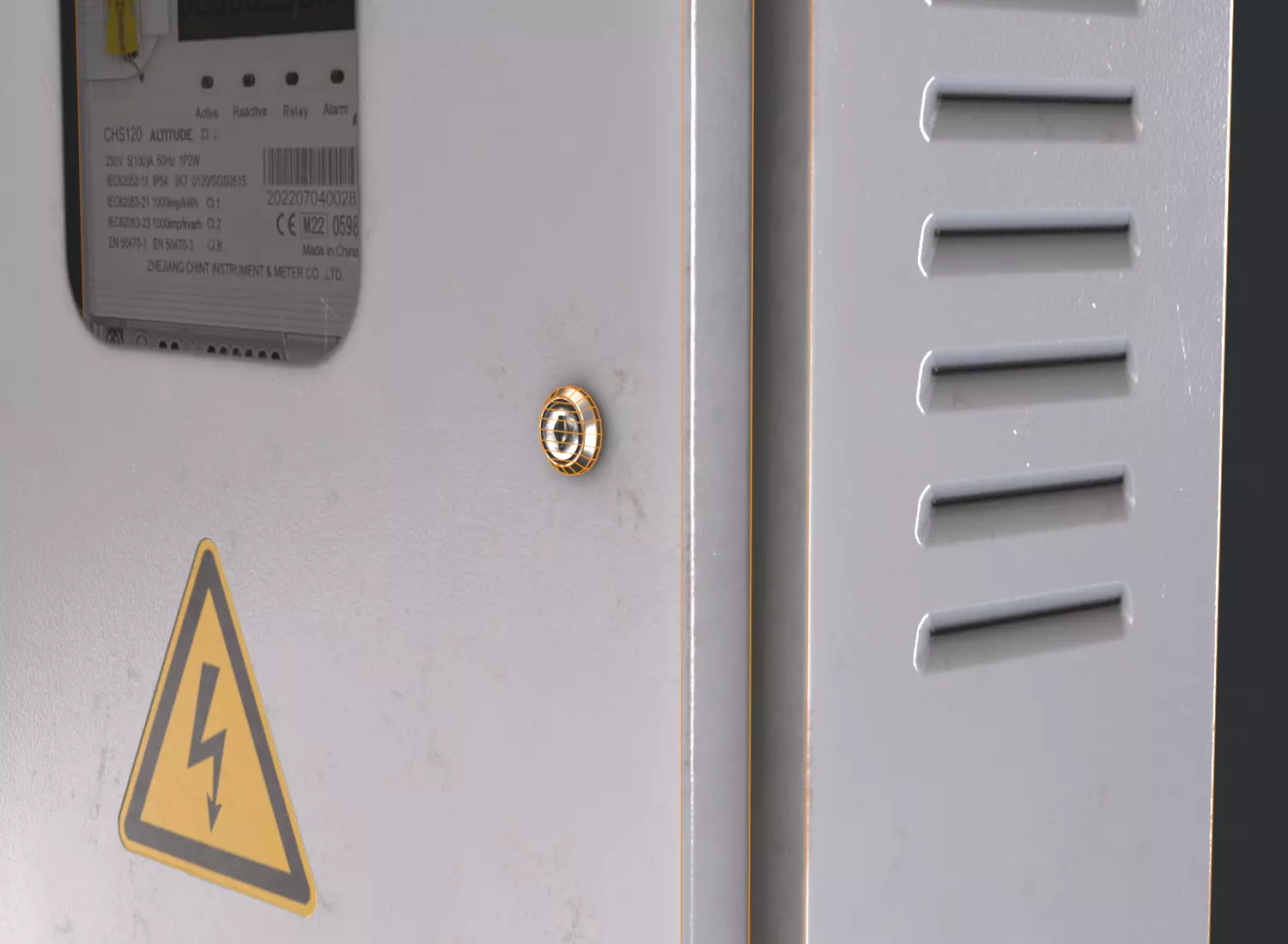 Electrical Box Game Ready PBR Prop Low-poly 3D model_9