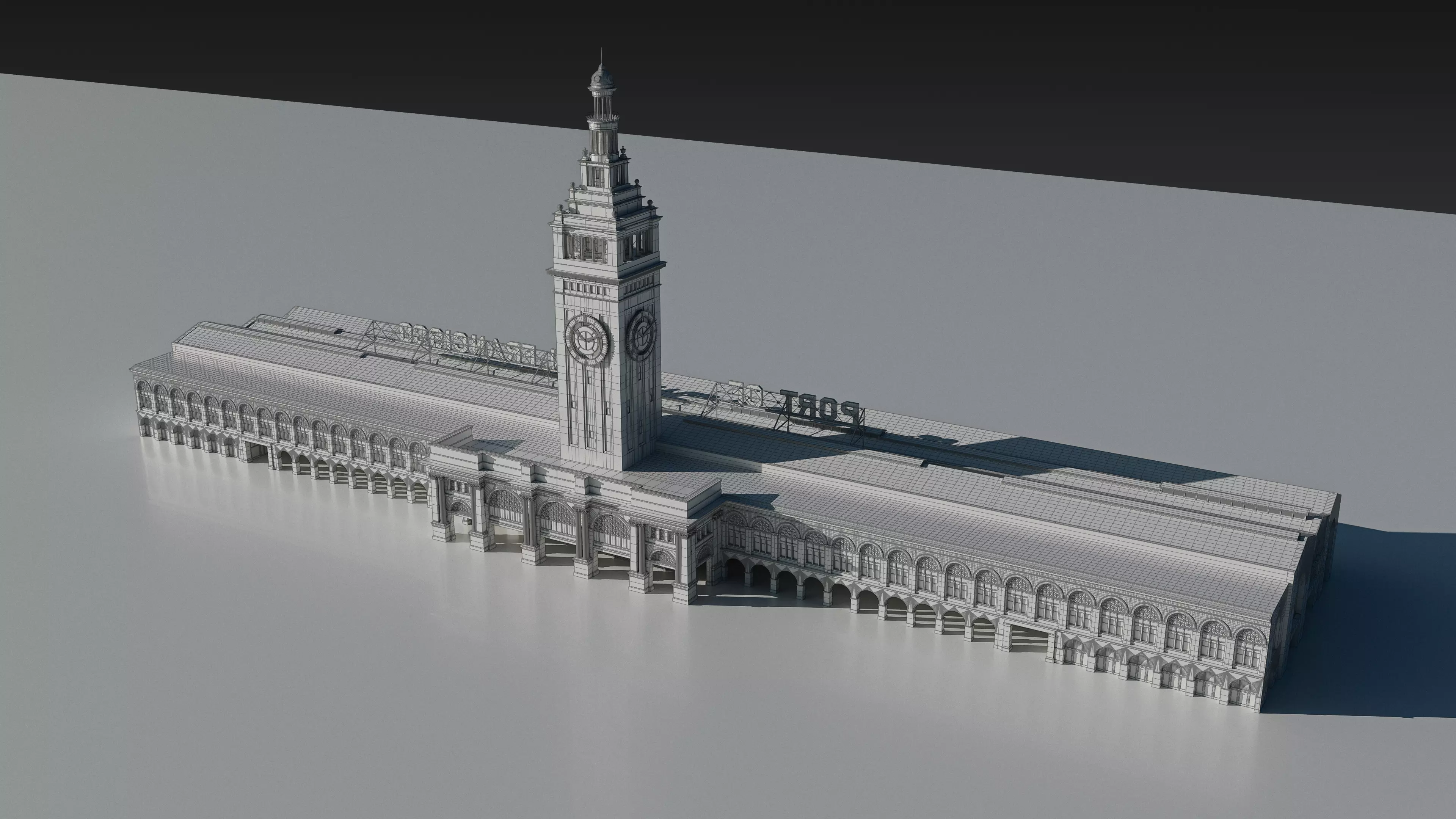 San Francisco Ferry Building 3D model_26