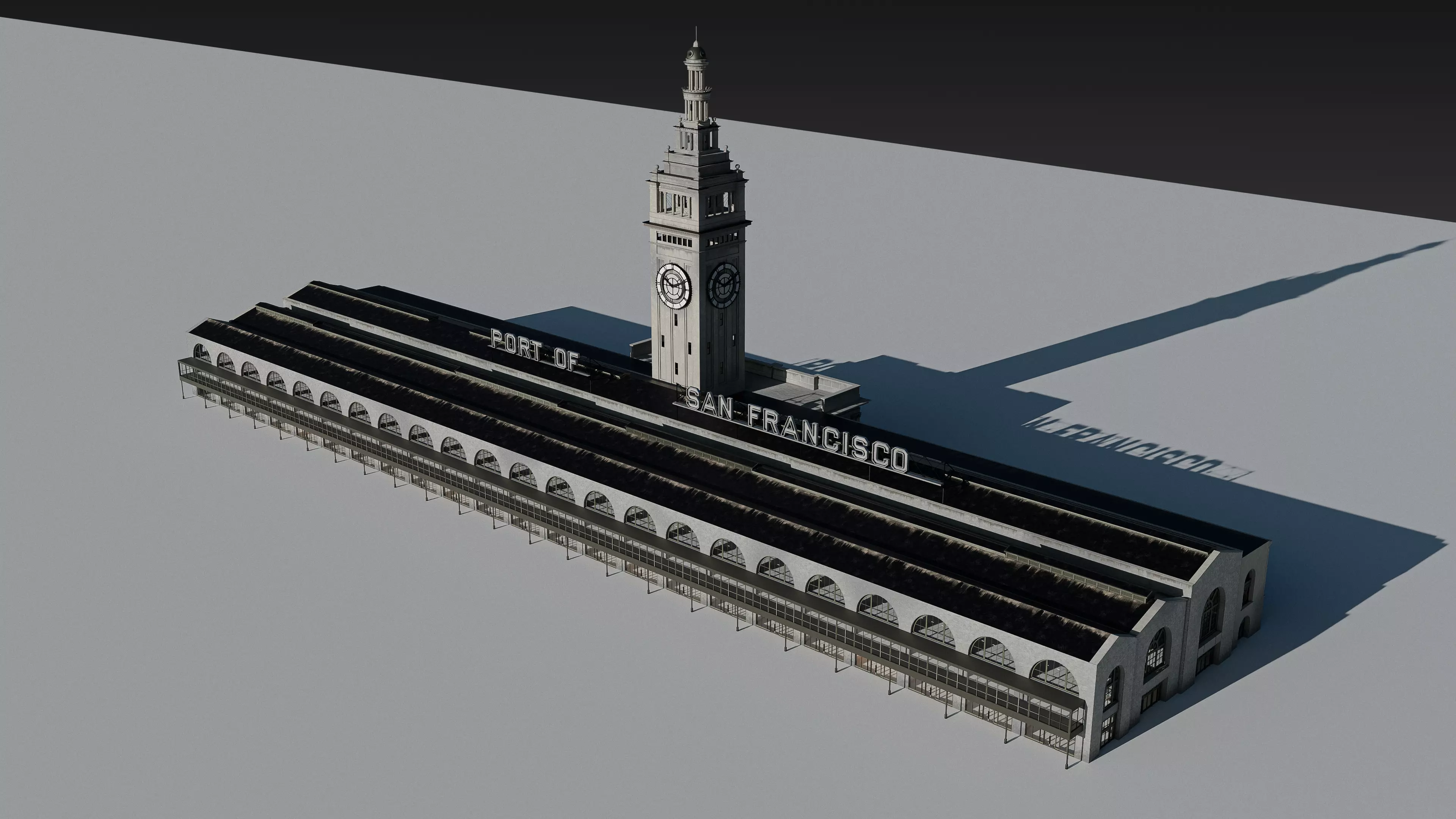San Francisco Ferry Building 3D model_23