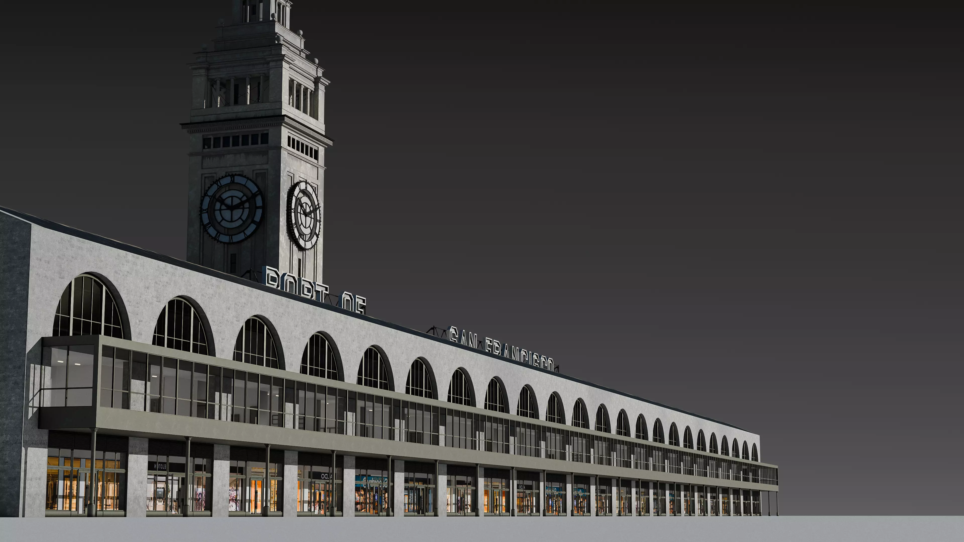 San Francisco Ferry Building 3D model_30
