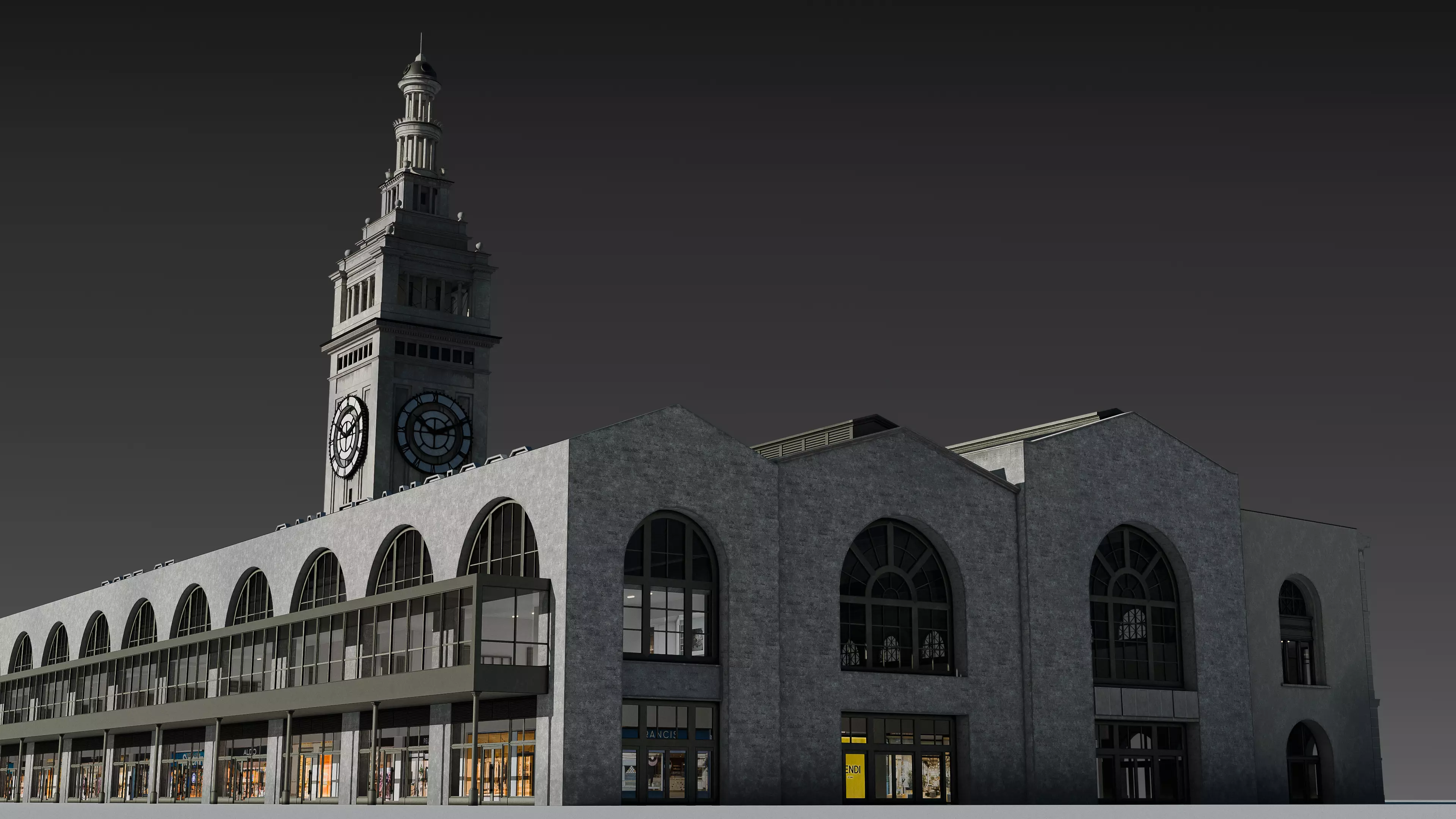 San Francisco Ferry Building 3D model_19