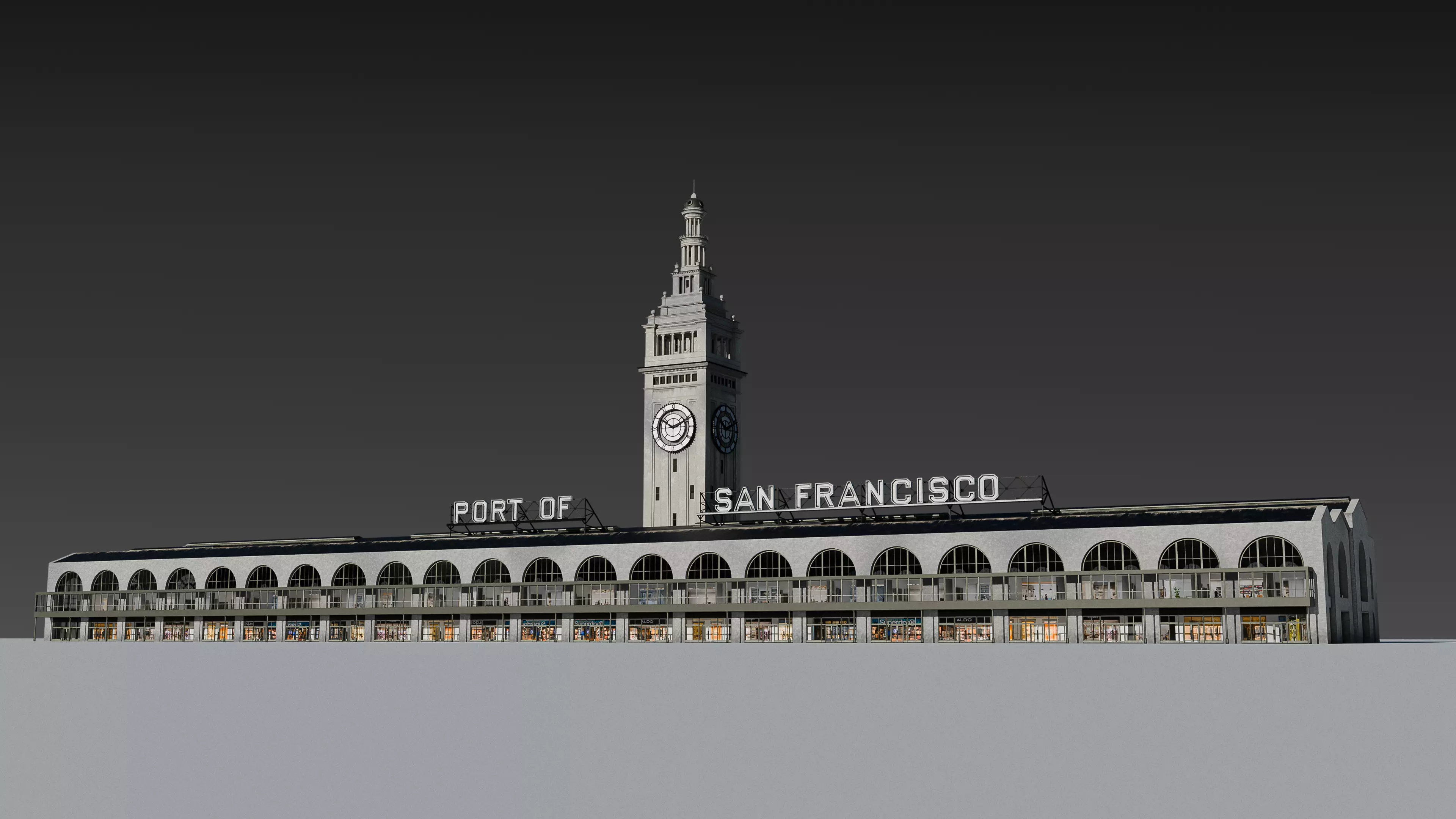 San Francisco Ferry Building 3D model_18