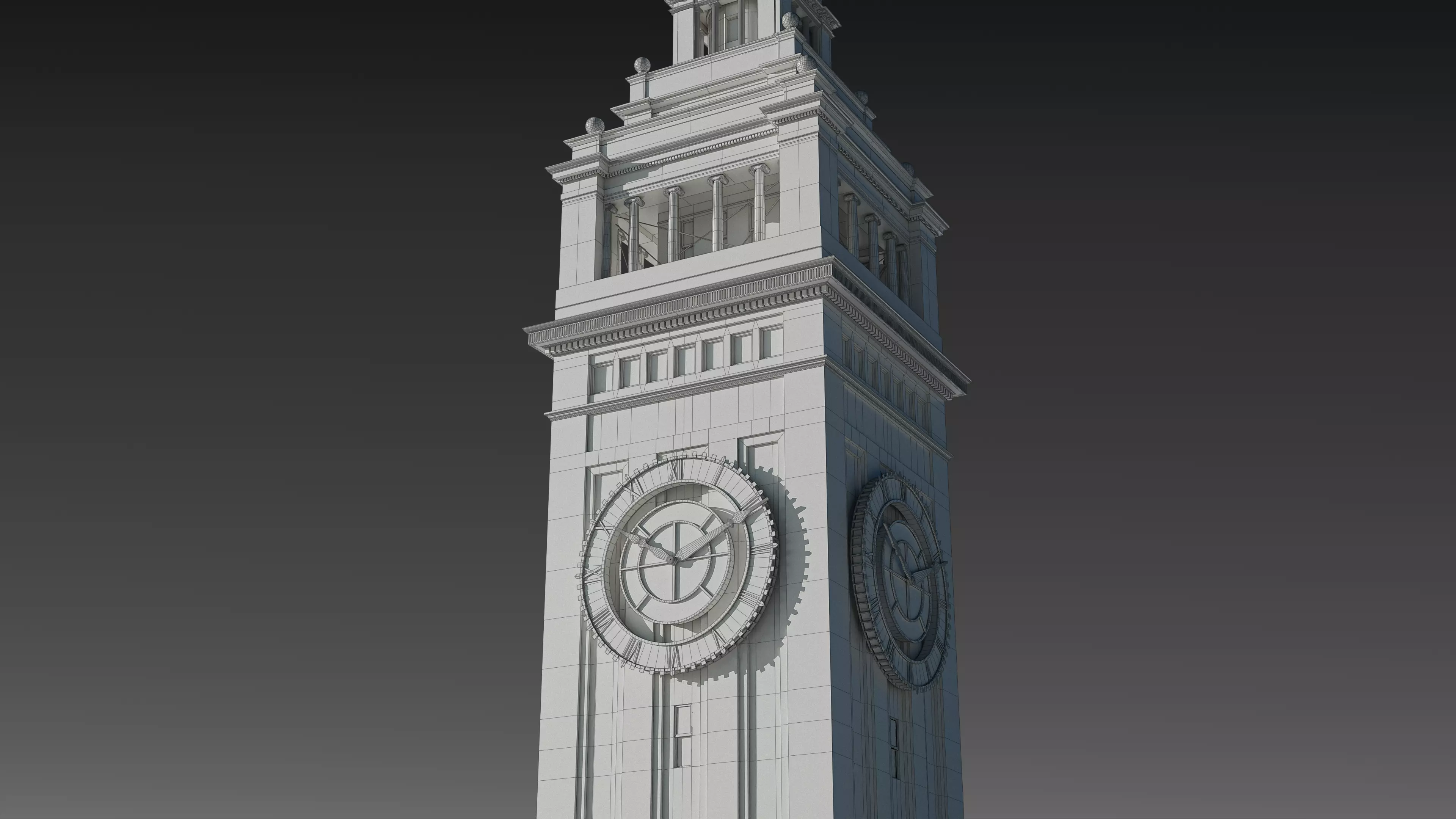 San Francisco Ferry Building 3D model_9