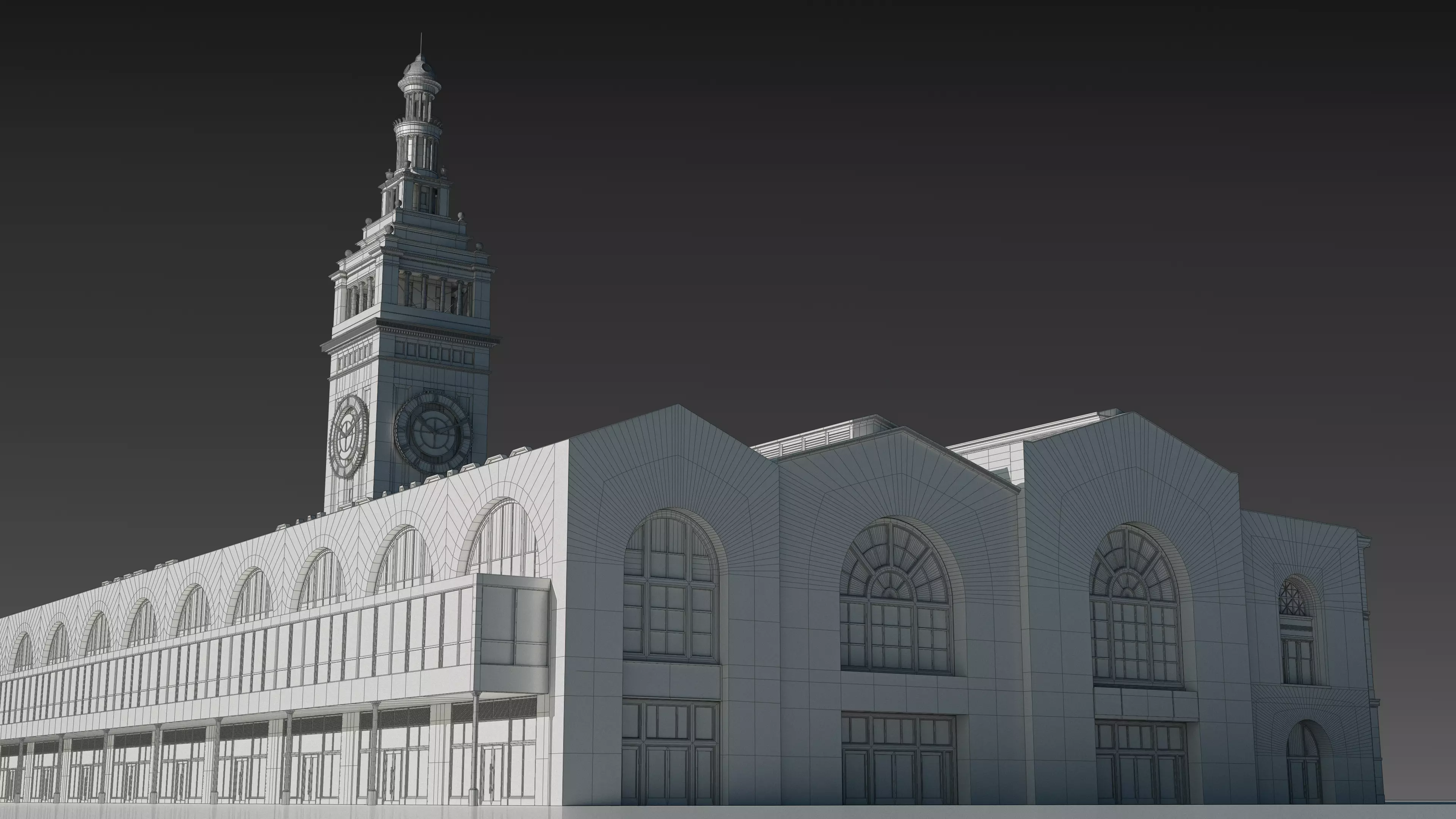 San Francisco Ferry Building 3D model_20