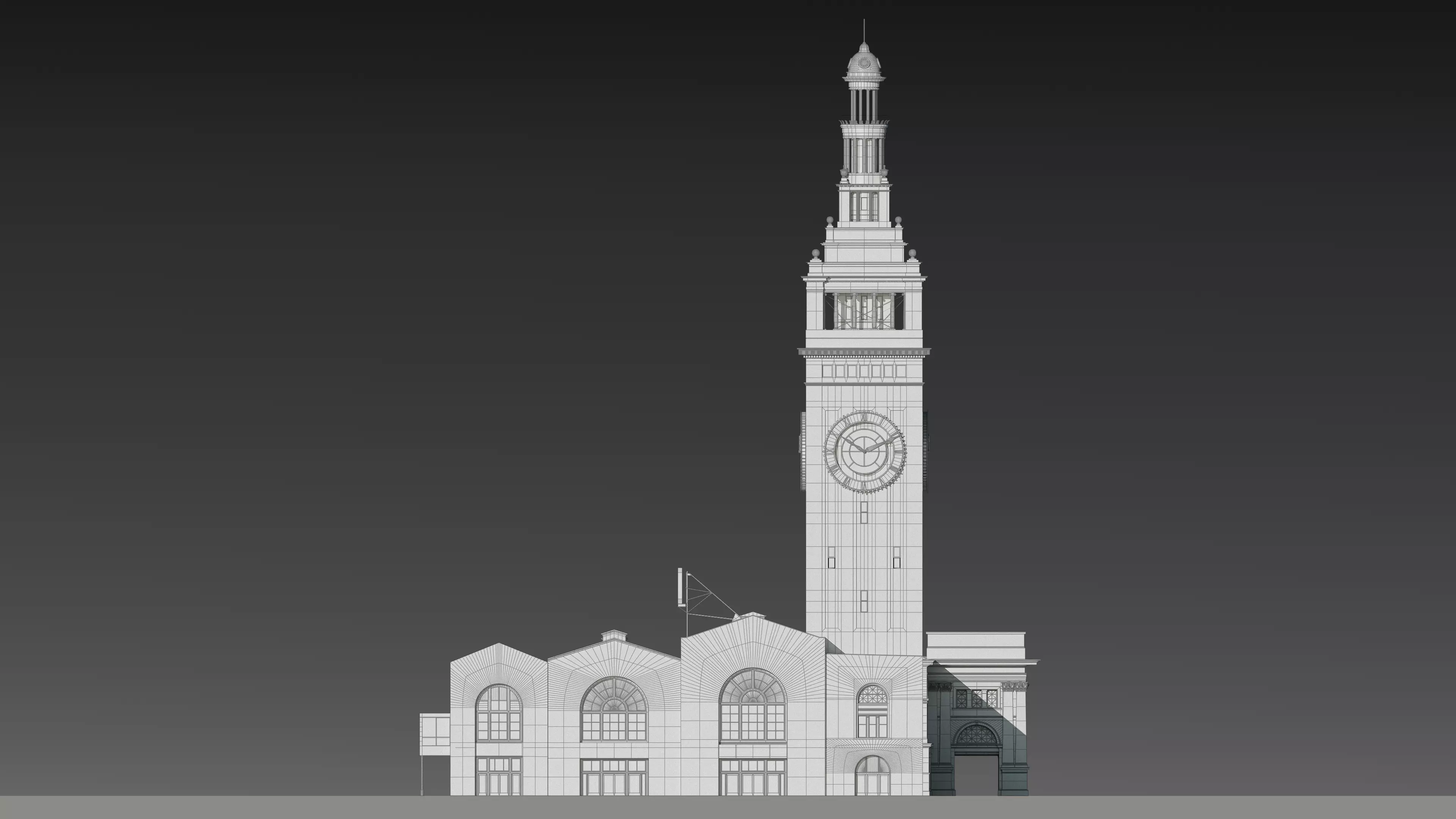 San Francisco Ferry Building 3D model_32