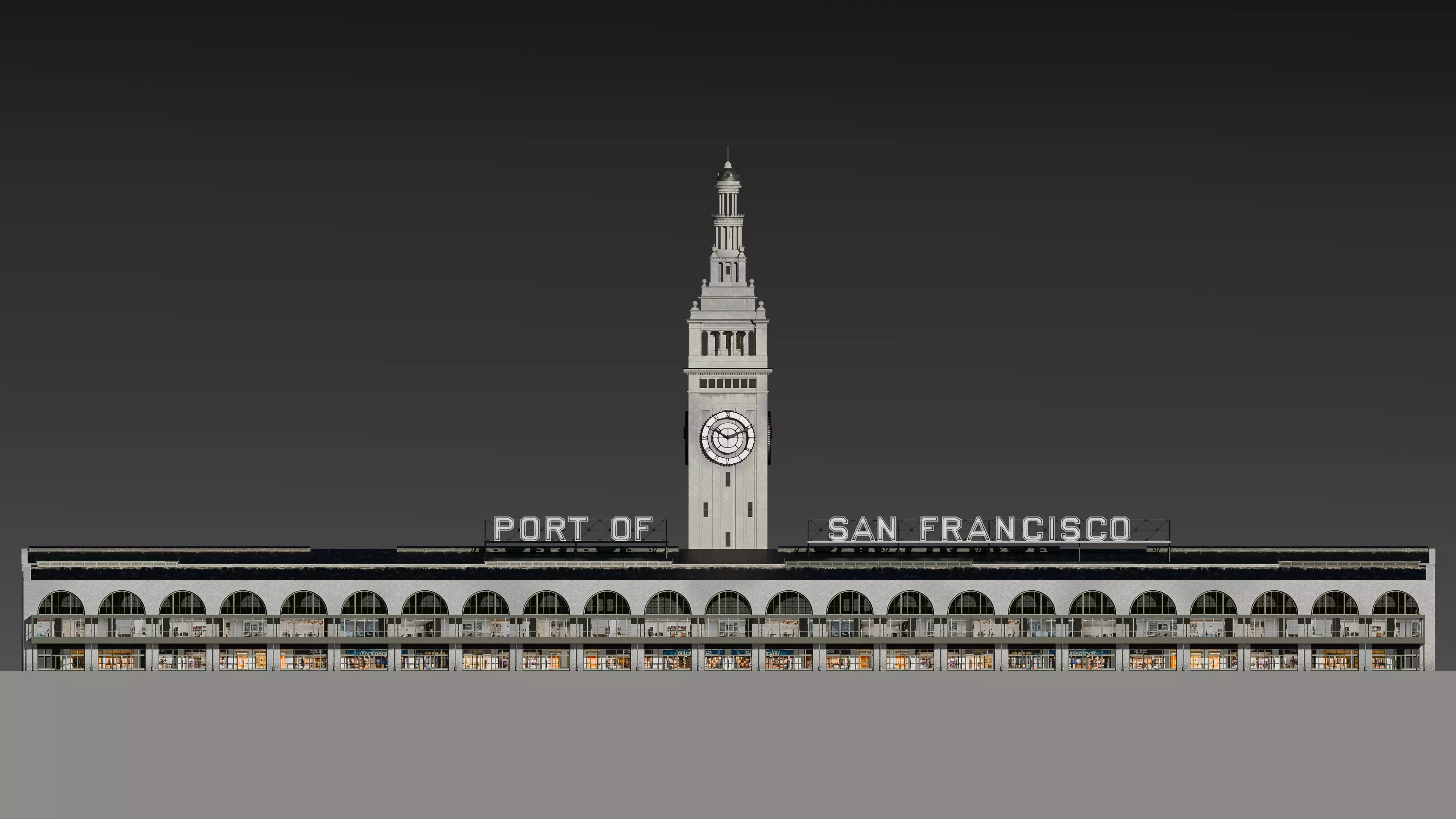 San Francisco Ferry Building 3D model_33
