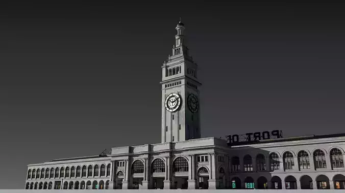 San Francisco Ferry Building 3D model
