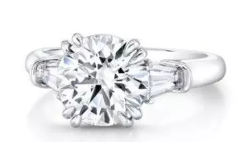 Women Engagment Ring 3D print model_43