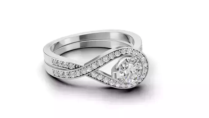 Women Engagment Ring 3D print model