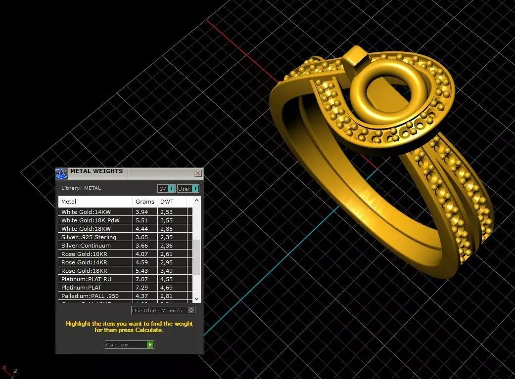 Women Engagment Ring 3D print model_11